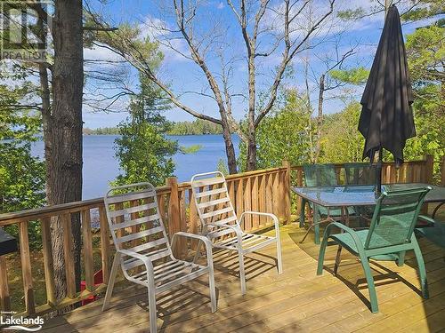 View off The Deck - 620 Island 180 Shores, Port Severn, ON - Outdoor With Body Of Water With Deck Patio Veranda With View