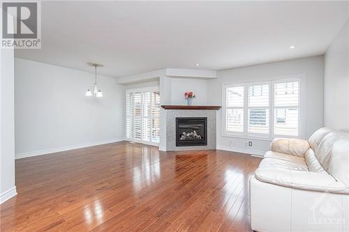 542 Langelier Avenue, Ottawa, ON - Indoor Photo Showing Living Room With Fireplace