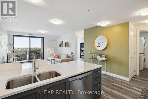 502 - 300G Fourth Avenue, St. Catharines, ON - Indoor Photo Showing Kitchen With Double Sink