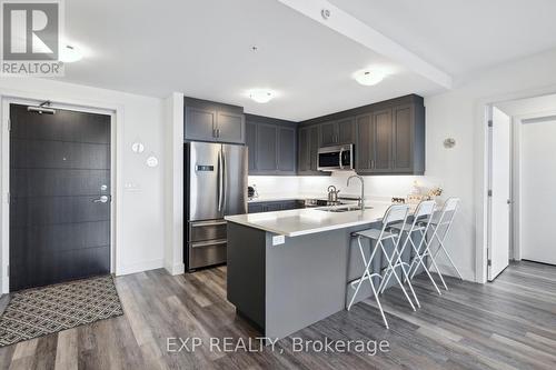 502 - 300G Fourth Avenue, St. Catharines, ON - Indoor Photo Showing Kitchen With Stainless Steel Kitchen With Upgraded Kitchen