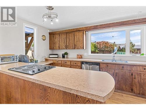 3131 Elliott Road, West Kelowna, BC - Indoor Photo Showing Kitchen With Double Sink