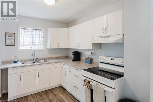 1666 3Rd Avenue W, Owen Sound, ON - Indoor Photo Showing Kitchen With Double Sink