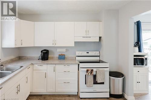 1666 3Rd Avenue W, Owen Sound, ON - Indoor Photo Showing Kitchen With Double Sink