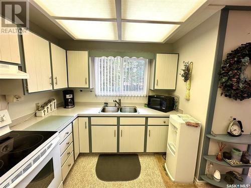 224 Tyndall Place, Chitek Lake, SK - Indoor Photo Showing Kitchen With Double Sink