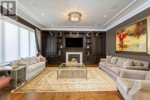 1689 Carolyn Road, Mississauga (East Credit), ON - Indoor Photo Showing Living Room With Fireplace