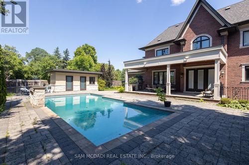 1689 Carolyn Road, Mississauga (East Credit), ON - Outdoor With In Ground Pool With Deck Patio Veranda