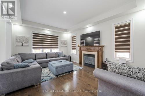 42 Levendale Court, Brampton (Bram East), ON - Indoor Photo Showing Living Room With Fireplace