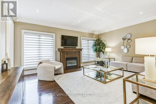 1880 Spruce Hill Road, Pickering (Dunbarton), ON - Indoor Photo Showing Living Room With Fireplace