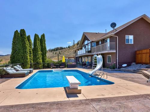 5852 Rodeo Drive, Kamloops, BC - Outdoor With In Ground Pool