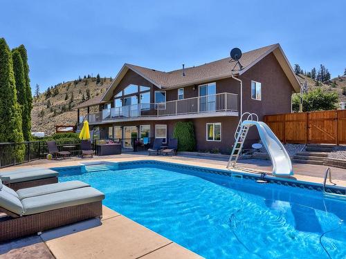 5852 Rodeo Drive, Kamloops, BC - Outdoor With In Ground Pool With Deck Patio Veranda