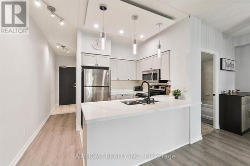 719 - 231 Fort York Boulevard, Toronto (Waterfront Communities), ON - Indoor Photo Showing Kitchen With Double Sink With Upgraded Kitchen