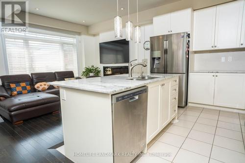 126 Barons Street, Vaughan (Kleinburg), ON - Indoor Photo Showing Kitchen With Double Sink With Upgraded Kitchen