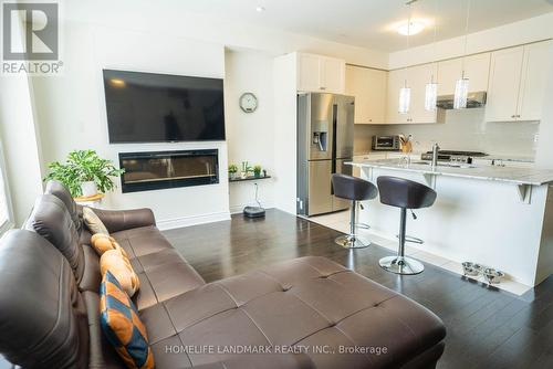 126 Barons Street, Vaughan (Kleinburg), ON - Indoor Photo Showing Kitchen With Fireplace With Upgraded Kitchen