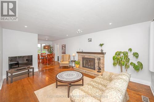 196 Grove Park Drive, Burlington (Lasalle), ON - Indoor Photo Showing Living Room With Fireplace