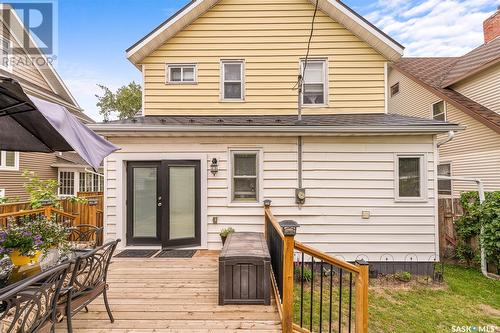 1218 1St Avenue Nw, Moose Jaw, SK - Outdoor With Deck Patio Veranda With Exterior