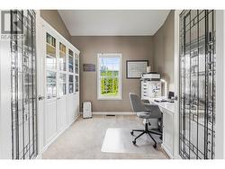 Office/Library with French doors open off Living Room - 