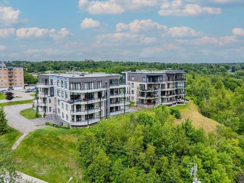 Photo aÃ©rienne - 1401-120 Rue De Candiac, Sherbrooke (Les Nations), QC - Outdoor With Balcony With View