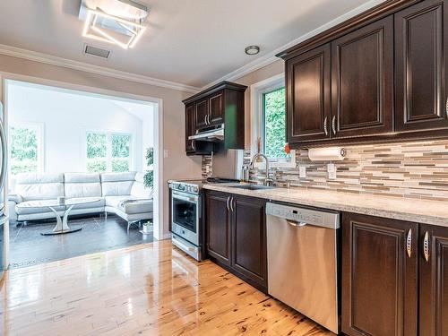 Cuisine - 872 Rue De Gibraltar, Sherbrooke (Brompton/Rock Forest/Saint-Élie/Deauville), QC - Indoor Photo Showing Kitchen With Double Sink