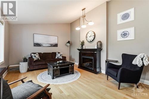 1025 Riddell Avenue S, Ottawa, ON - Indoor Photo Showing Living Room With Fireplace