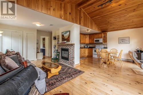 168 Main Road, Old Shop, NL - Indoor Photo Showing Living Room With Fireplace