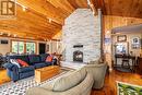 168 Main Road, Old Shop, NL  - Indoor Photo Showing Living Room With Fireplace 