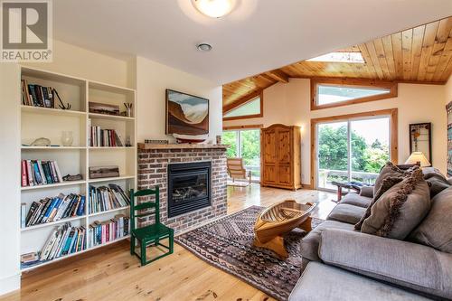 168 Main Road, Old Shop, NL - Indoor Photo Showing Living Room With Fireplace