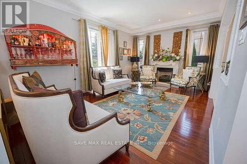 2 Dunegrass Way, Brampton (Bram East), ON - Indoor Photo Showing Living Room With Fireplace