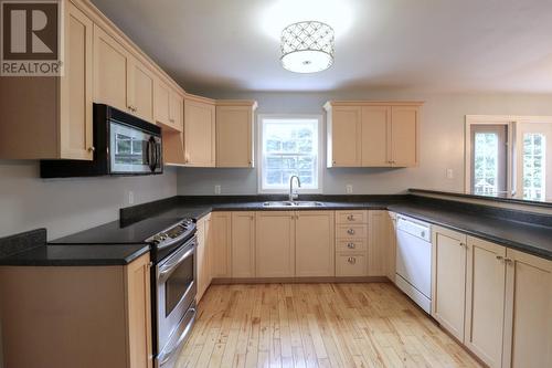 10 Park Drive, Rocky Harbour, NL - Indoor Photo Showing Kitchen With Double Sink