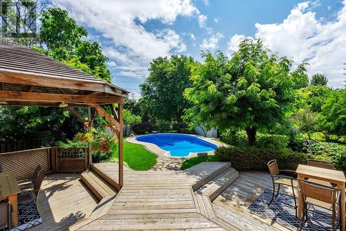 4456 Idlewilde Crescent, Mississauga (Central Erin Mills), ON - Outdoor With In Ground Pool With Deck Patio Veranda