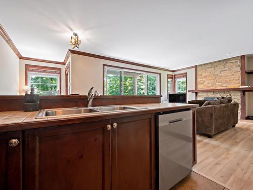 Kitchen - 10-300 Rue Du Mont-Plaisant, Mont-Tremblant, QC - Indoor Photo Showing Kitchen With Double Sink