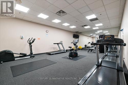 1013 - 18 Lee Centre Drive, Toronto (Woburn), ON - Indoor Photo Showing Gym Room