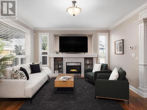 2505 Kenney Court, Prince George, BC - Indoor Photo Showing Living Room With Fireplace