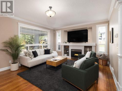 2505 Kenney Court, Prince George, BC - Indoor Photo Showing Living Room With Fireplace