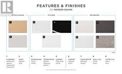 Selection of Finishes - 