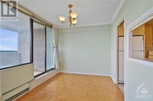 Dining room with pass through to kitchen - 1285 Cahill Avenue Unit#1303, Ottawa, ON - Indoor Photo Showing Other Room