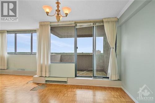 Dining room with balcony access - 1285 Cahill Avenue Unit#1303, Ottawa, ON - Indoor Photo Showing Other Room