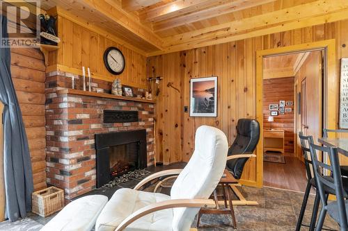 1 Old Sicamous Road, Sicamous, BC - Indoor With Fireplace