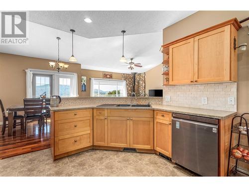 2734 Sugosa Place, West Kelowna, BC - Indoor Photo Showing Kitchen With Double Sink