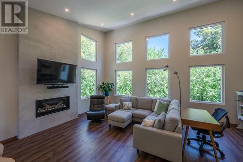 15018 Kato Street, Summerland, BC - Indoor Photo Showing Living Room With Fireplace