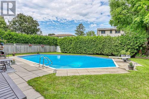 3 Strike Avenue, Clarington (Bowmanville), ON - Outdoor With In Ground Pool With Deck Patio Veranda With Backyard