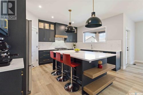 255 Flynn Cove, Saskatoon, SK - Indoor Photo Showing Kitchen With Upgraded Kitchen