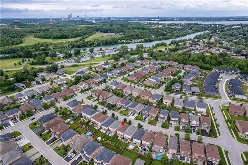 Arial - Niagara Falls in the Distance - 4456 Saw Mill Drive, Niagara Falls, ON - Outdoor With View