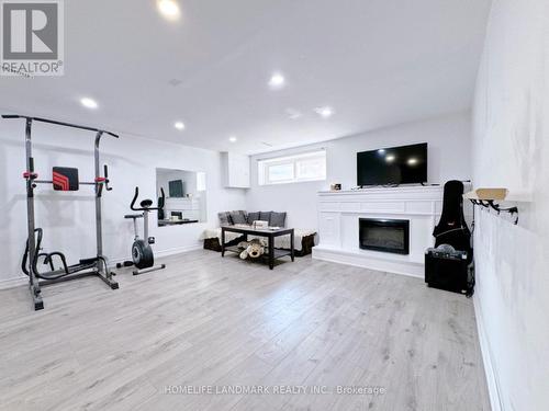 1553 Ogden Avenue, Mississauga, ON - Indoor With Fireplace