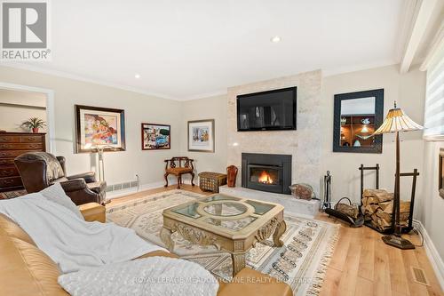 25 Millwood Road, Erin, ON - Indoor Photo Showing Living Room With Fireplace