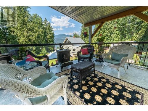 1766 Riondel  N Road, Riondel, BC - Outdoor With Deck Patio Veranda With Exterior