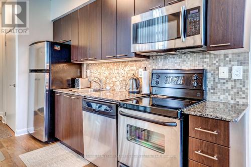 1004 - 15 Bruyeres Mews, Toronto, ON - Indoor Photo Showing Kitchen With Stainless Steel Kitchen