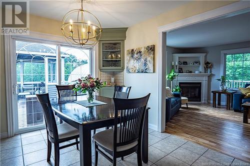 3367 Woodstock Road, Fredericton, NB - Indoor Photo Showing Dining Room With Fireplace