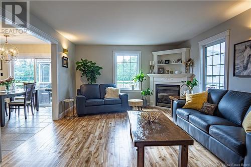 3367 Woodstock Road, Fredericton, NB - Indoor Photo Showing Living Room With Fireplace