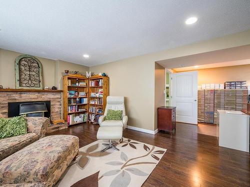 1937 Cardinal Drive, Kamloops, BC - Indoor Photo Showing Living Room With Fireplace