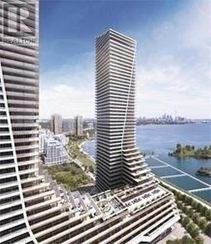 4709 - 30 Shore Breeze Drive, Toronto (Mimico), ON - Outdoor With Body Of Water With Balcony With Facade